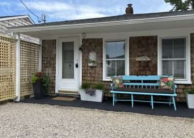 Front door to the cottage, homeowner lives next door.